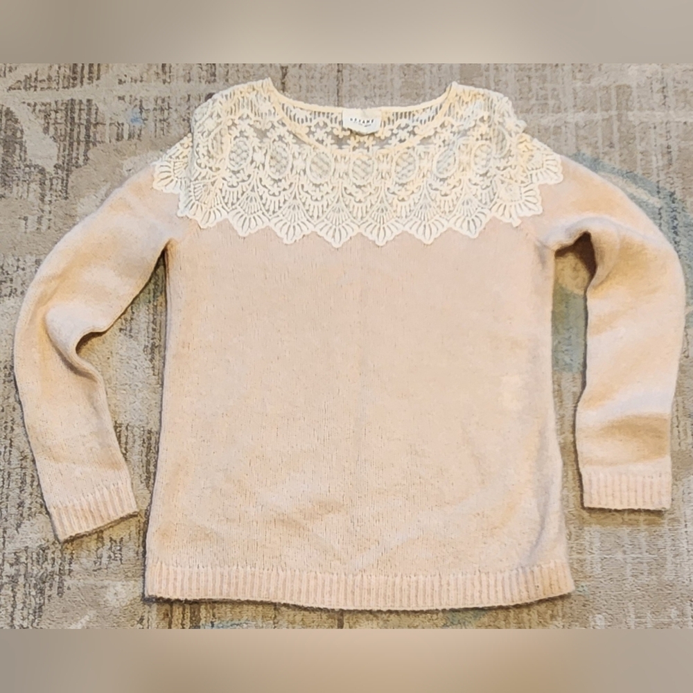 Sezane Grace Jumper Sweater. Light Pink. Size S.